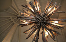Mangrove chandelier