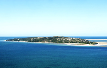 Magaruque Island from the sky